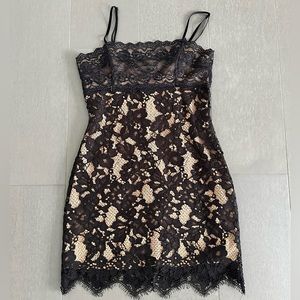 Black lace Majorelle dress